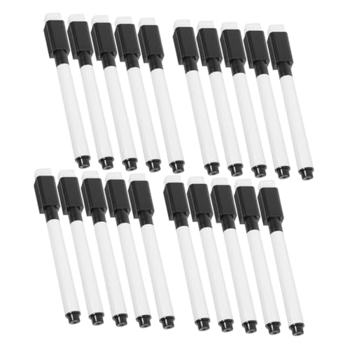 HOODANCOS 24 Stück Magnetische Whiteboard-marker, Feine Spitze, Trocken Abwischbare Marker Mit Radiergummis Für Lehrerbedarf, Unterrichtsarbeit Auf Whiteboard-kalender HOODANCOS 24 Stück Magnetische Whiteboard-marker, Feine Spitze, Trocken Abwischbare Marker Mit Radiergummis Für Lehrerbedarf, Unterrichtsarbeit Auf Whiteboard-kalender von HOODANCOS