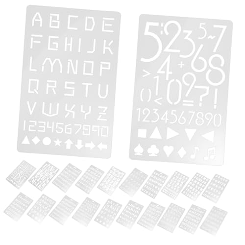 HOODANCOS 24 Stück Malvorlage Alphabet Schablone Brief Wände Wiederverwendbar Buchstabennummer Vorlage Malerei Kind Schmücken Hohle Vorlagen Für Vinyl Handwerk Diy-versorgung Plastik HOODANCOS 24 Stück Malvorlage Alphabet Schablone Brief Wände Wiederverwendbar Buchstabennummer Vorlage Malerei Kind Schmücken Hohle Vorlagen Für Vinyl Handwerk Diy-versorgung Plastik von HOODANCOS