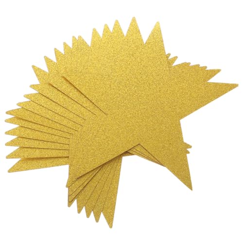 HOODANCOS 24St handgeschnittenes Papier zeichenpapier hochzeitsdekoration Plakatwand Fünfzackige Sterndekoration Sternausschnitt aus Papier Sternausschnitte für Pinnwand Tischkonfetti Golden HOODANCOS 24St handgeschnittenes Papier zeichenpapier hochzeitsdekoration Plakatwand Fünfzackige Sterndekoration Sternausschnitt aus Papier Sternausschnitte für Pinnwand Tischkonfetti Golden von HOODANCOS
