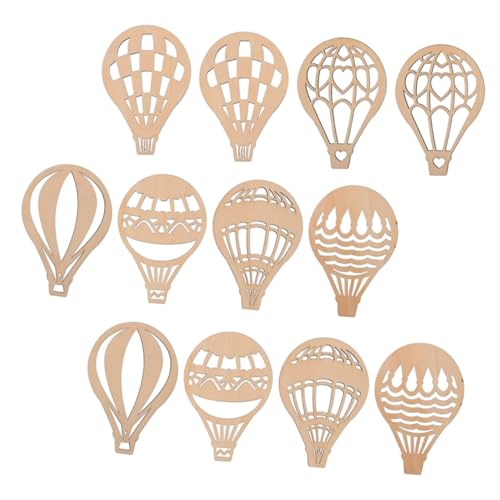 HOODANCOS 24Stücke DIY Holzscheiben Heißluftballon Holzanhänger zum Gestalten Unbehandelte Holzspäne für Graffiti für Geburtstagsfeiern und Bastelprojekte HOODANCOS 24Stücke DIY Holzscheiben Heißluftballon Holzanhänger zum Gestalten Unbehandelte Holzspäne für Graffiti für Geburtstagsfeiern und Bastelprojekte von HOODANCOS