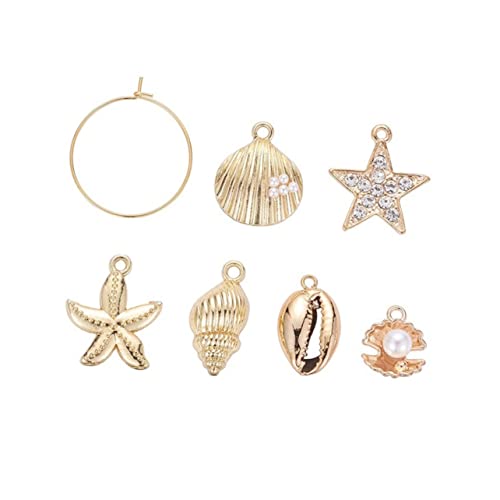 HOODANCOS 24Stücke Meeresstil Ohrringanhänger DIY Zubehör Elemente für Einzigartigen Ohrschmuck für Schmuckherstellung und Bastelprojekte HOODANCOS 24Stücke Meeresstil Ohrringanhänger DIY Zubehör Elemente für Einzigartigen Ohrschmuck für Schmuckherstellung und Bastelprojekte von HOODANCOS
