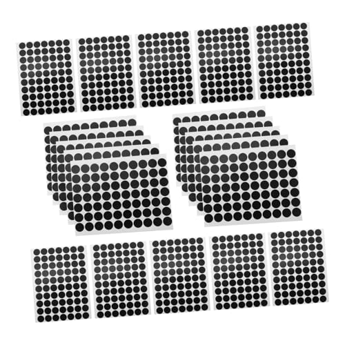 HOODANCOS 25 Blatt Runde Selbstklebende Wasserdichte Etiketten PVC Aufkleber Bedruckbar Für Handbeschriftung Geeignet Kratzfeste Runde Punkte für Lebensmittelverpackungen Medizinflaschen und HOODANCOS 25 Blatt Runde Selbstklebende Wasserdichte Etiketten PVC Aufkleber Bedruckbar Für Handbeschriftung Geeignet Kratzfeste Runde Punkte für Lebensmittelverpackungen Medizinflaschen und von HOODANCOS