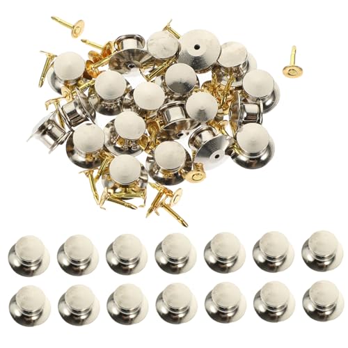 HOODANCOS 25 Stück Teiliges Metall Flachverschluss Pinrückseiten für Broschen und Abzeichen Poliert Robuste Konstruktion Flaches Design Geeignet für Anstecker Namensschilder Zufällige Farbe HOODANCOS 25 Stück Teiliges Metall Flachverschluss Pinrückseiten für Broschen und Abzeichen Poliert Robuste Konstruktion Flaches Design Geeignet für Anstecker Namensschilder Zufällige Farbe von HOODANCOS