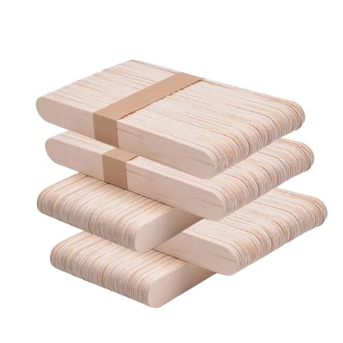HOODANCOS 250 Stück Natürliche Holzstäbchen zum Basteln Glatte Eisstiele ohne Splitter Sichere DIY Craft Sticks für Kindergarten Handarbeitsmaterialien für Kreative Projekte und HOODANCOS 250 Stück Natürliche Holzstäbchen zum Basteln Glatte Eisstiele ohne Splitter Sichere DIY Craft Sticks für Kindergarten Handarbeitsmaterialien für Kreative Projekte und von HOODANCOS