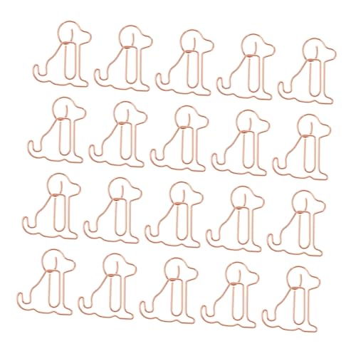 HOODANCOS 25Stücke Kreative Büroklammern Hundedesign Lesezeichen Clips für Bürobedarf für und Dekoration Vielseitig Einsetzbar und Schön Gestaltet von HOODANCOS