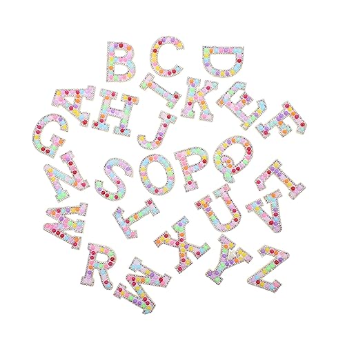 HOODANCOS 26 Stück Alphabet Perlensticker bestickt Flicken für Kleidung Flecken Stoff Briefdekoration bügelbild sewing accessories DIY-Patches entzückende Patches Hosenaufnäher Strasssteine HOODANCOS 26 Stück Alphabet Perlensticker bestickt Flicken für Kleidung Flecken Stoff Briefdekoration bügelbild sewing accessories DIY-Patches entzückende Patches Hosenaufnäher Strasssteine von HOODANCOS