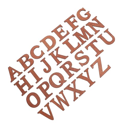 HOODANCOS 26Stücke Teiliges Holzbuchstaben Großbuchstaben DIY Alphabet Dekoration für Kreative Bastelprojekte für Wand und Fensterdekoration Kinderfreundlich und Langlebig HOODANCOS 26Stücke Teiliges Holzbuchstaben Großbuchstaben DIY Alphabet Dekoration für Kreative Bastelprojekte für Wand und Fensterdekoration Kinderfreundlich und Langlebig von HOODANCOS