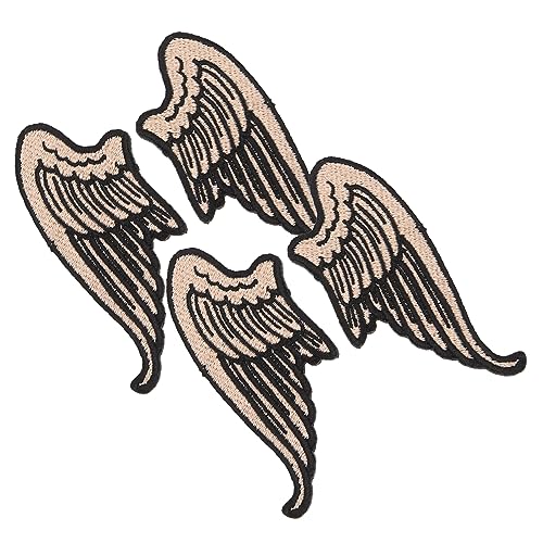 HOODANCOS 2Paare Gestickte Patches Für Kleidung Links Rechts PU Dekoration Für Jacken Rucksäcke Und Hüte DIY Beschichtung Für Stilvolle Looks von HOODANCOS