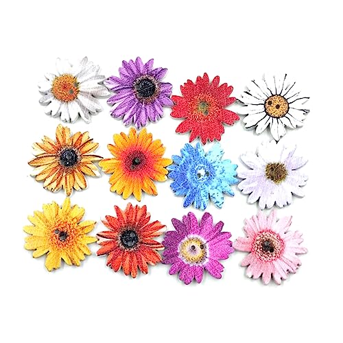 HOODANCOS 2Packung Packung Umweltfreundliche Holzknöpfe Weiß Chrysanthemenform Dekorative Nähknöpfe Nähzubehör für Kunsthandwerk und Designs HOODANCOS 2Packung Packung Umweltfreundliche Holzknöpfe Weiß Chrysanthemenform Dekorative Nähknöpfe Nähzubehör für Kunsthandwerk und Designs von HOODANCOS