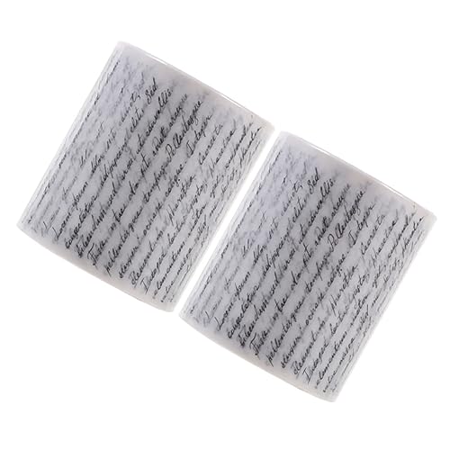 HOODANCOS 2Rollen Retro Gothic Washi Tape Dekoratives Bastelband für Scrapbooking Notizbuch Tagebuch Ästhetisches Selbstklebendes Klebeband Langlebig und Kreativ Gestalten von HOODANCOS