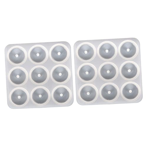HOODANCOS 2Stücke DIY Silikon Gussformen für Anhänger Wiederverwendbare Epoxidharz Formen für Schmuckherstellung und Bastelprojekte Glatte Oberfläche und Einfache HOODANCOS 2Stücke DIY Silikon Gussformen für Anhänger Wiederverwendbare Epoxidharz Formen für Schmuckherstellung und Bastelprojekte Glatte Oberfläche und Einfache von HOODANCOS
