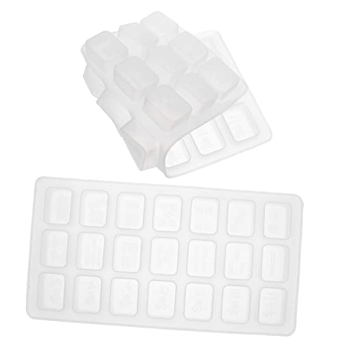 HOODANCOS 2Stücke DIY Silikon Mahjong und Würfelformen Wiederverwendbare Epoxidharz Gussformen für Kunsthandwerk Umweltfreundliches Material Zufällige Farben für Projekte HOODANCOS 2Stücke DIY Silikon Mahjong und Würfelformen Wiederverwendbare Epoxidharz Gussformen für Kunsthandwerk Umweltfreundliches Material Zufällige Farben für Projekte von HOODANCOS