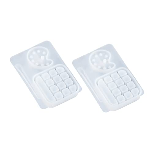 HOODANCOS 2Stücke DIY Silikonform für Kristall Epoxidharz Hochwertige Farbpalette Langlebig und Praktisch für Kunsthandwerk und HOODANCOS 2Stücke DIY Silikonform für Kristall Epoxidharz Hochwertige Farbpalette Langlebig und Praktisch für Kunsthandwerk und von HOODANCOS
