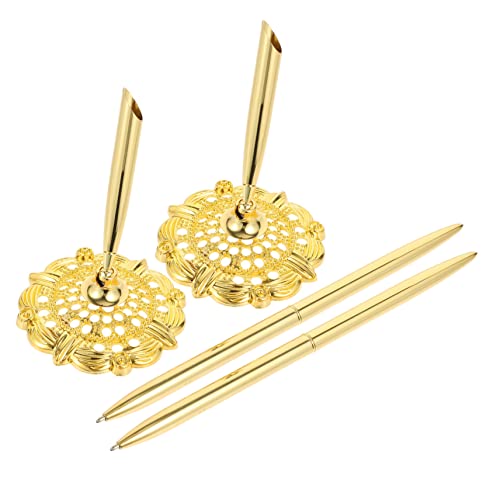 HOODANCOS 2Stücke Elegante Kugelschreiber Business Stifte Professionelle Schreibstifte Für Büro Und Dekoration Goldfarben Für Hotels HOODANCOS 2Stücke Elegante Kugelschreiber Business Stifte Professionelle Schreibstifte Für Büro Und Dekoration Goldfarben Für Hotels von HOODANCOS