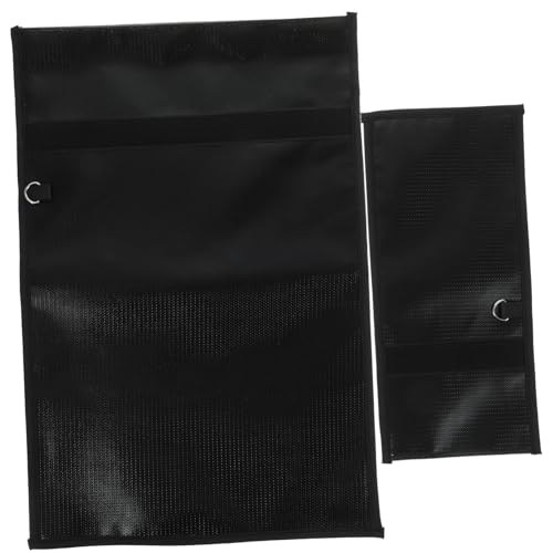 HOODANCOS 2Stücke Feuerfeste Faraday aus Signalblockierende Dokumentenbeutel für Handy Tablet und Autoschlüssel für Reisen und Outdoor Aktivitäten von HOODANCOS