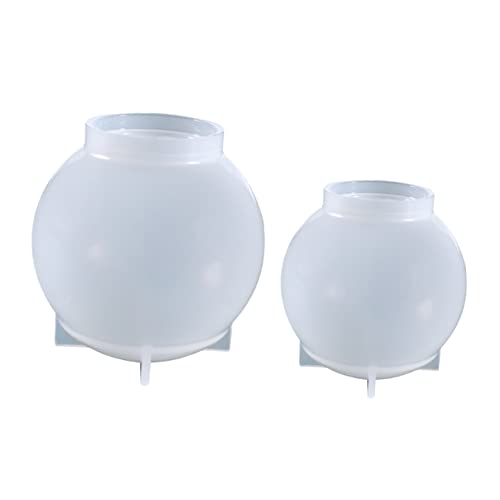 HOODANCOS 2Stücke Kristall Kugelform Silikon Gießform für DIY Harz Langlebige Silikonformen für Epoxidharz Kreative Handwerksform für Dekoration und HOODANCOS 2Stücke Kristall Kugelform Silikon Gießform für DIY Harz Langlebige Silikonformen für Epoxidharz Kreative Handwerksform für Dekoration und von HOODANCOS