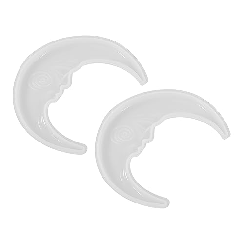 HOODANCOS 2Stücke Mondförmige Silikonform für DIY Spiegel Wiederverwendbare Gießform für Epoxidharz für Wanddekoration und Ornamente HOODANCOS 2Stücke Mondförmige Silikonform für DIY Spiegel Wiederverwendbare Gießform für Epoxidharz für Wanddekoration und Ornamente von HOODANCOS