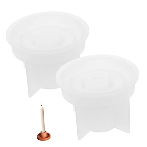 HOODANCOS 2Stücke Silicone Kerzenhalter Formen Runde Silikon Gießform für DIY Kerzenständer und Wiederverwendbar für Bastelprojekte und für Weihnachten HOODANCOS 2Stücke Silicone Kerzenhalter Formen Runde Silikon Gießform für DIY Kerzenständer und Wiederverwendbar für Bastelprojekte und für Weihnachten von HOODANCOS
