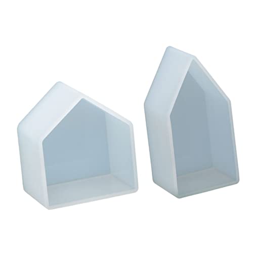 HOODANCOS 2Stücke Silikon Formen für DIY Hausform Silikon Gießformen für Dekorative Handwerksprojekte für Harz Einzigartigen Designs HOODANCOS 2Stücke Silikon Formen für DIY Hausform Silikon Gießformen für Dekorative Handwerksprojekte für Harz Einzigartigen Designs von HOODANCOS