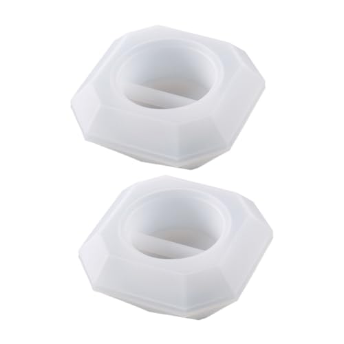 HOODANCOS 2Stücke Silikon Kerzenhalter Gießform Diamant Form DIY Epoxidharz Silikonform für Kerzenherstellung für Stabkerzen und Teelichter für Bastelprojekte HOODANCOS 2Stücke Silikon Kerzenhalter Gießform Diamant Form DIY Epoxidharz Silikonform für Kerzenherstellung für Stabkerzen und Teelichter für Bastelprojekte von HOODANCOS