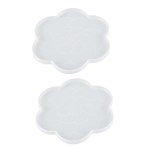 HOODANCOS 2Stücke Silikonformen für Untersetzer und Tabletts DIY Gießformen für Epoxidharz für Bastelprojekte und Heimdekoration HOODANCOS 2Stücke Silikonformen für Untersetzer und Tabletts DIY Gießformen für Epoxidharz für Bastelprojekte und Heimdekoration von HOODANCOS