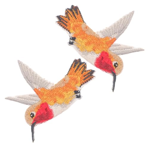 HOODANCOS 2Stücke Vogelförmige Applikationen für Kleidung Bügelflicken für DIY Symmetrische Hummingbird Aufnäher für Taschen und Rucksäcke Langlebig und Leicht Anzubringen HOODANCOS 2Stücke Vogelförmige Applikationen für Kleidung Bügelflicken für DIY Symmetrische Hummingbird Aufnäher für Taschen und Rucksäcke Langlebig und Leicht Anzubringen von HOODANCOS