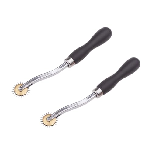 HOODANCOS Nähwerkzeug 2-teilig Holzgriff Stahlzahnrad Für Und Kreuz HOODANCOS Nähwerkzeug 2-teilig Holzgriff Stahlzahnrad Für Und Kreuz von HOODANCOS