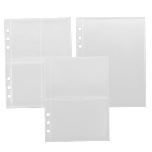 HOODANCOS 3 Lockerblattkartenbuch Innere Kern Fotoalbum Sammelkartenordner Kartenärmel Nachfüllung Kartenalbumseiten Schutzhüllen für Papier Ersetzen von Fotobuchseiten Fototaschen pp HOODANCOS 3 Lockerblattkartenbuch Innere Kern Fotoalbum Sammelkartenordner Kartenärmel Nachfüllung Kartenalbumseiten Schutzhüllen für Papier Ersetzen von Fotobuchseiten Fototaschen pp von HOODANCOS