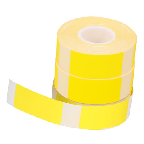 HOODANCOS 3 Rollen Etikett Farbe -Aufkleberpapier Goldene Thermoaufkleber Form für Rechtecke beschriften Namensschild Preisschilder selbstklebendes Papier Yellow HOODANCOS 3 Rollen Etikett Farbe -Aufkleberpapier Goldene Thermoaufkleber Form für Rechtecke beschriften Namensschild Preisschilder selbstklebendes Papier Yellow von HOODANCOS