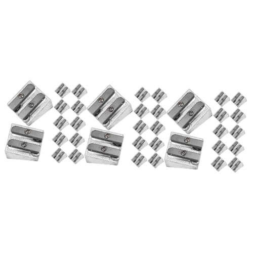 HOODANCOS 3 Sätze Bleistiftspitzer Aus Aluminiumlegierung Bleistiftschärfer Schule Bleistiftspitzer Handbuch Bleistiftspitzer Für Schulbedarf Klassenzimmer Silber 12 Stück * 3 HOODANCOS 3 Sätze Bleistiftspitzer Aus Aluminiumlegierung Bleistiftschärfer Schule Bleistiftspitzer Handbuch Bleistiftspitzer Für Schulbedarf Klassenzimmer Silber 12 Stück * 3 von HOODANCOS