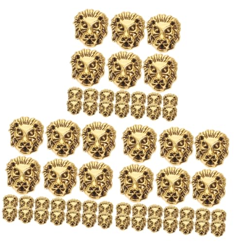 HOODANCOS 3 Sätze Legierungsperlen Mit Kleinem Loch Perlen Für Armbänder DIY Schmuck Abstandshalter Abstandsperlen Lose Perlen Tierperlen Metallperlen Perlentiere 30 Stück * 3 von HOODANCOS