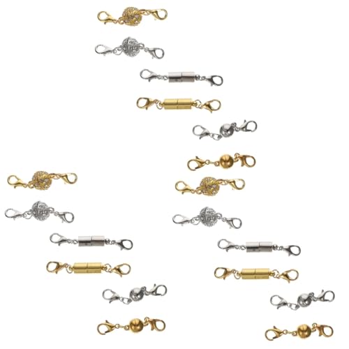 HOODANCOS 3 Sätze Magnetische Hummerverschlüsse Magnetische Schmuckverlängerungen Für Armbänder Für Diy Schmuckgestaltung Einfache Handhabung Und Stilvolles Design 6 Paare * 3 HOODANCOS 3 Sätze Magnetische Hummerverschlüsse Magnetische Schmuckverlängerungen Für Armbänder Für Diy Schmuckgestaltung Einfache Handhabung Und Stilvolles Design 6 Paare * 3 von HOODANCOS