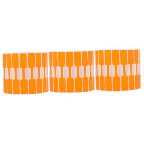 HOODANCOS 3 Sätze Schmucketiketten Handgemacht Mit Markierung Schild Farbig Aufkleber Für Die Verpackung Schmuck Aufkleber Preisaufkleber Schmuck Tag Papier Orange 2000 Stück * 3 HOODANCOS 3 Sätze Schmucketiketten Handgemacht Mit Markierung Schild Farbig Aufkleber Für Die Verpackung Schmuck Aufkleber Preisaufkleber Schmuck Tag Papier Orange 2000 Stück * 3 von HOODANCOS