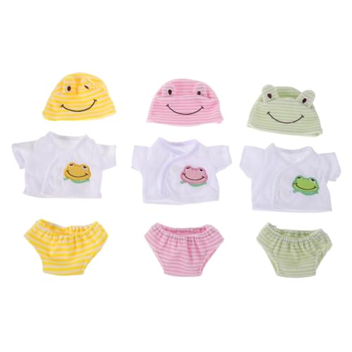 HOODANCOS 3 Sets Puppenkleidung Mädchen Shirt Stofftierzubehör Puppe Casual Outfit Basic Puppen T Shirt Puppen T Shirts Kleidung Für Stofftiere Spielzeugkleidung Bärenshirt Polyester HOODANCOS 3 Sets Puppenkleidung Mädchen Shirt Stofftierzubehör Puppe Casual Outfit Basic Puppen T Shirt Puppen T Shirts Kleidung Für Stofftiere Spielzeugkleidung Bärenshirt Polyester von HOODANCOS