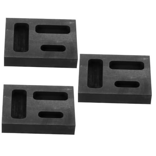 HOODANCOS 3 Stück 3 Drei-loch-graphitform Gießform Weg Schmuck Gießen Graphitformtiegel Graphitbarrenform Klein Silberbarrenform Gussform Aus Metall Goldbarrenform Black HOODANCOS 3 Stück 3 Drei-loch-graphitform Gießform Weg Schmuck Gießen Graphitformtiegel Graphitbarrenform Klein Silberbarrenform Gussform Aus Metall Goldbarrenform Black von HOODANCOS