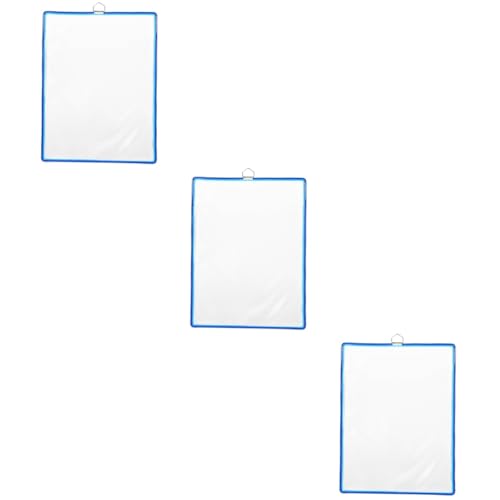 HOODANCOS 3 Stück A4 Hanging -Dateibox Quittungsorganisator Tasche Papier Hängeregistraturhalter dokumentieren Büro Aktenordner zum Aufhängen an der Wand Mail Organizer Wandhalterung PVC von HOODANCOS