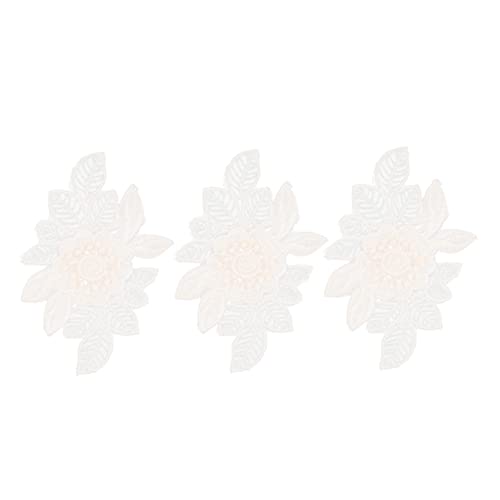 HOODANCOS 3 Stück Blumen Spitze Kleid Dekorations Patches Aufbügelflicken für DIY Kleidung Taschen Hüte Schuhe Langlebige und Sichere Stickerei Applikationen HOODANCOS 3 Stück Blumen Spitze Kleid Dekorations Patches Aufbügelflicken für DIY Kleidung Taschen Hüte Schuhe Langlebige und Sichere Stickerei Applikationen von HOODANCOS