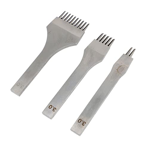 HOODANCOS 3 Stück Diy Leder Stanzen Werkzeug Prong Locheisen für Handwerk und Näharbeiten Hochwertige Lochwerkzeuge für Lederverarbeitung Projekte HOODANCOS 3 Stück Diy Leder Stanzen Werkzeug Prong Locheisen für Handwerk und Näharbeiten Hochwertige Lochwerkzeuge für Lederverarbeitung Projekte von HOODANCOS