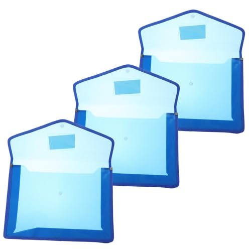 HOODANCOS 3 Stück Dokumententasche Wasserfest Transparent mit Druckknopf Praktische Mappe für Schule Büro Vielseitiger Organizer für Unterlagen Dokumentenaufbewahrung HOODANCOS 3 Stück Dokumententasche Wasserfest Transparent mit Druckknopf Praktische Mappe für Schule Büro Vielseitiger Organizer für Unterlagen Dokumentenaufbewahrung von HOODANCOS