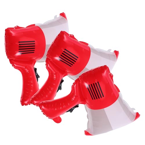 HOODANCOS 3 Stück Feuerwehr Megafon Ballons Bullhorn Luftballons für Feuerwehrgeburtstagsfeier Deko für Kinderpartys und Feiern Robust und Langlebig HOODANCOS 3 Stück Feuerwehr Megafon Ballons Bullhorn Luftballons für Feuerwehrgeburtstagsfeier Deko für Kinderpartys und Feiern Robust und Langlebig von HOODANCOS