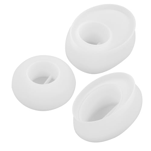 HOODANCOS 3 Stück Kerzenlampenständerform LED geformt Inhaber kerzenhalter silikon zum Basteln von Kerzenhaltern Gießformen selber machen Formen für Kerzenständer DIY-Silikon Kieselgel Weiß HOODANCOS 3 Stück Kerzenlampenständerform LED geformt Inhaber kerzenhalter silikon zum Basteln von Kerzenhaltern Gießformen selber machen Formen für Kerzenständer DIY-Silikon Kieselgel Weiß von HOODANCOS