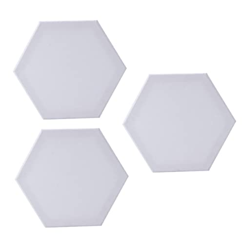 HOODANCOS 3 Stück Sechseckige Malplatten Baumwolle Dicke Künstlerleinwand für Öl und Acrylfarben Kantenlänge für Diy Projekte und Kunstliebhaber HOODANCOS 3 Stück Sechseckige Malplatten Baumwolle Dicke Künstlerleinwand für Öl und Acrylfarben Kantenlänge für Diy Projekte und Kunstliebhaber von HOODANCOS