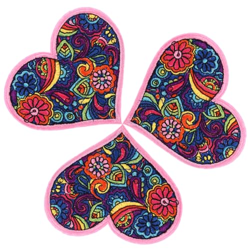 HOODANCOS 3 Stück Teiliges Gestickte Aufnäher für Kleidung Bügelbare Applikationen für Jeans Taschen Mehr Diy Patches zum Aufnähen oder Aufbügeln zum Reparieren und Dekorieren HOODANCOS 3 Stück Teiliges Gestickte Aufnäher für Kleidung Bügelbare Applikationen für Jeans Taschen Mehr Diy Patches zum Aufnähen oder Aufbügeln zum Reparieren und Dekorieren von HOODANCOS