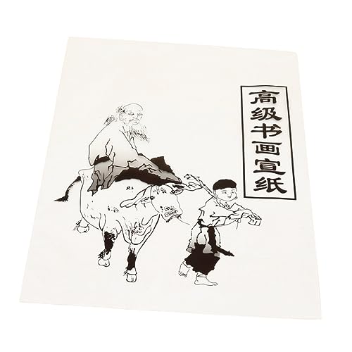 HOODANCOS 30 Blatt Natürliches Handgefertigtes Anzug-xuan-papier Reispapier Kalligraphiepapier Übungsblätter für Tuschemalerei Im Chinesischen Stil HOODANCOS 30 Blatt Natürliches Handgefertigtes Anzug-xuan-papier Reispapier Kalligraphiepapier Übungsblätter für Tuschemalerei Im Chinesischen Stil von HOODANCOS