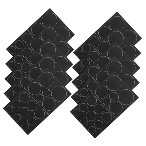 HOODANCOS 30 Blatt selbstklebende Trägerpflaster Applikationen Patch Reparatur Tuch Vinyl Klebepunktpads runde Aufkleber selbstklebende Kreisflicken Kleidung runde Pads Polyester Schwarz HOODANCOS 30 Blatt selbstklebende Trägerpflaster Applikationen Patch Reparatur Tuch Vinyl Klebepunktpads runde Aufkleber selbstklebende Kreisflicken Kleidung runde Pads Polyester Schwarz von HOODANCOS