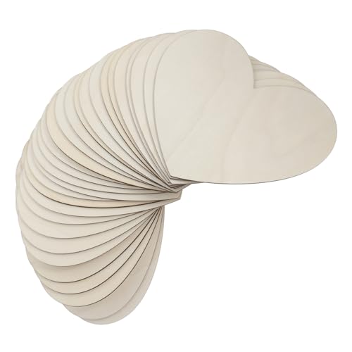 HOODANCOS 30 Stück Blanke Herzförmige Holzspäne Stiele Unvollendete Zeremonie Kunstornamente Zum Basteln Hochzeitstisch Streuausschnitte Zedernholzschild Blumenstrauß Herz HOODANCOS 30 Stück Blanke Herzförmige Holzspäne Stiele Unvollendete Zeremonie Kunstornamente Zum Basteln Hochzeitstisch Streuausschnitte Zedernholzschild Blumenstrauß Herz von HOODANCOS