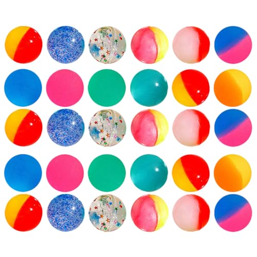 HOODANCOS 30 Stück Bunte Hüpfbälle Farbenfrohe Spielbälle für Mitgebsel für Geburtstagsfeiern Entspannungs und Stressabbau für Kindergeburtstage HOODANCOS 30 Stück Bunte Hüpfbälle Farbenfrohe Spielbälle für Mitgebsel für Geburtstagsfeiern Entspannungs und Stressabbau für Kindergeburtstage von HOODANCOS
