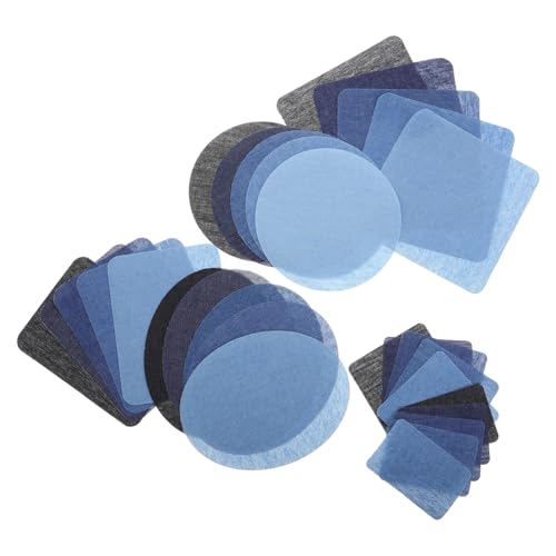 HOODANCOS 30 Stück Denim Aufbügelflicken Jeans Reparatur Patches für Kleidung Cuttable Design Waschbar und Langlebig für DIY Fashion und Sofortreparaturen HOODANCOS 30 Stück Denim Aufbügelflicken Jeans Reparatur Patches für Kleidung Cuttable Design Waschbar und Langlebig für DIY Fashion und Sofortreparaturen von HOODANCOS