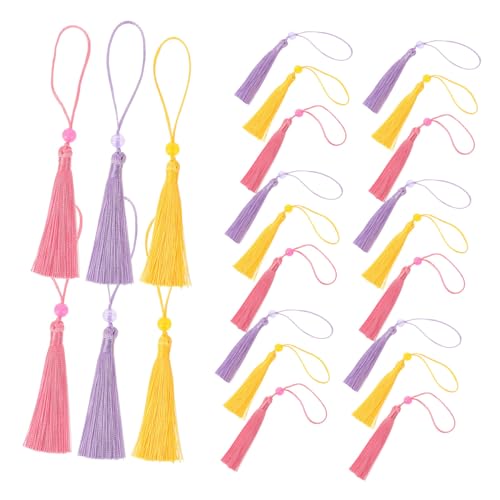 HOODANCOS 30 Stück Lesezeichen Hängende Ohr Lesezeichen Quasten Reiz Dekorativer Quastenanhänger Tragbar Quaste Für Lesezeichen Schlüssel Quaste Zubehör Polyester HOODANCOS 30 Stück Lesezeichen Hängende Ohr Lesezeichen Quasten Reiz Dekorativer Quastenanhänger Tragbar Quaste Für Lesezeichen Schlüssel Quaste Zubehör Polyester von HOODANCOS