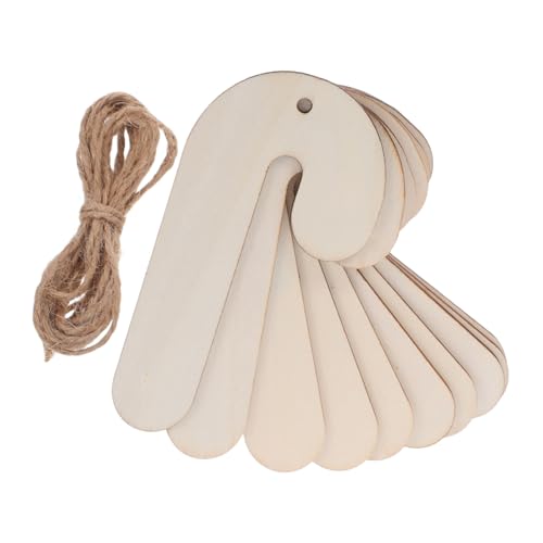 HOODANCOS 30 Stück Teiliges Weihnachts Holzanhänger Candy Cane aus Glattem Unlackiertem Holz Bemalbare Blanko Deko Holzscheiben mit Kordel für DIY Bastelprojekte und Kreative Weihnachtsdeko HOODANCOS 30 Stück Teiliges Weihnachts Holzanhänger Candy Cane aus Glattem Unlackiertem Holz Bemalbare Blanko Deko Holzscheiben mit Kordel für DIY Bastelprojekte und Kreative Weihnachtsdeko von HOODANCOS
